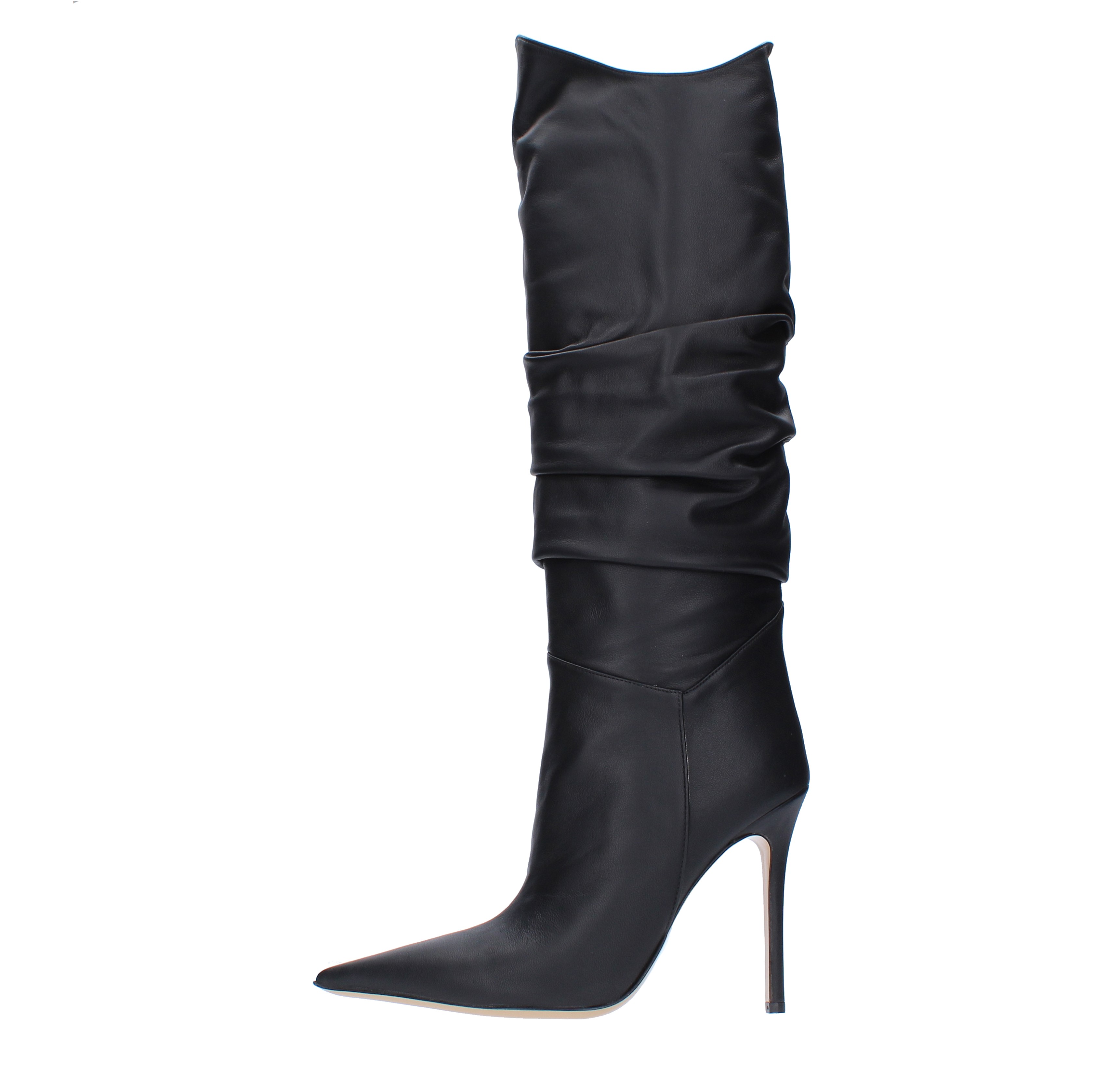 Stivali Scrunchy ILIO SMERALDO X Giulia Lellis in pelle ILIO SMERALDO Ginevra calzature